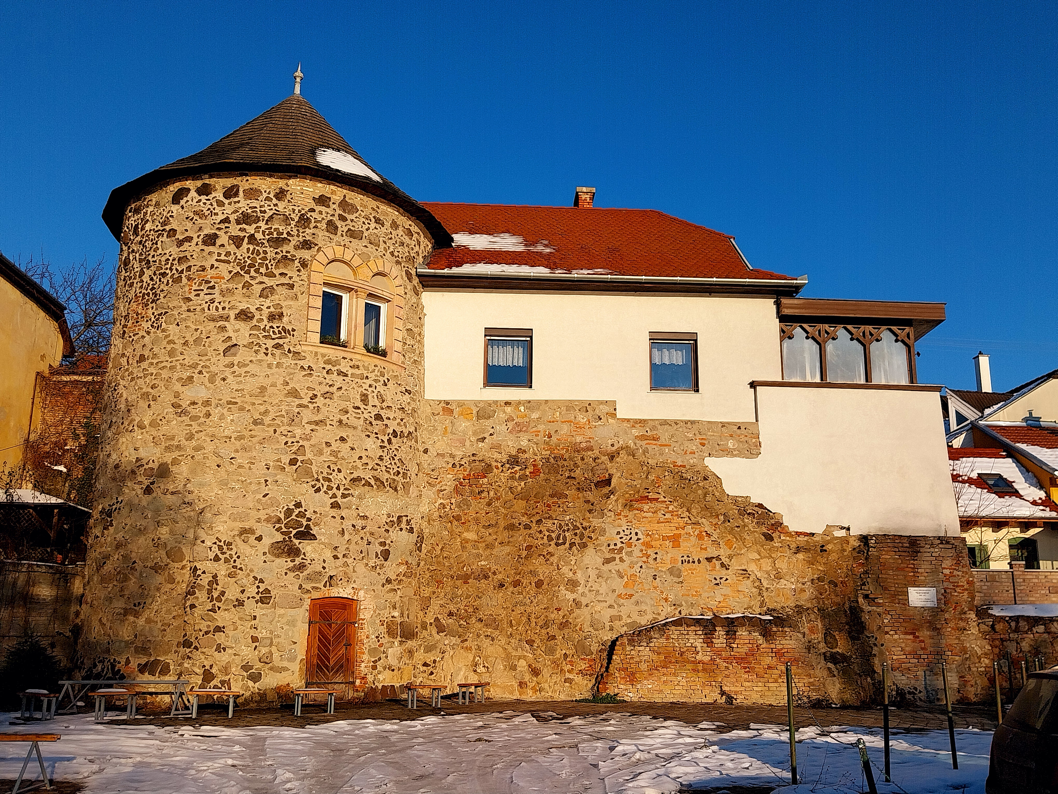 City walls of Vác