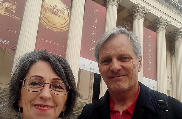 Viggo Mortensen visited the Attila exhibition in the Hungarian National Museum in Budapest in 2026