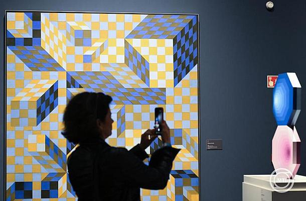 victor vasarely exhibition budapest 2026 photo MTI Bruzák Noémi