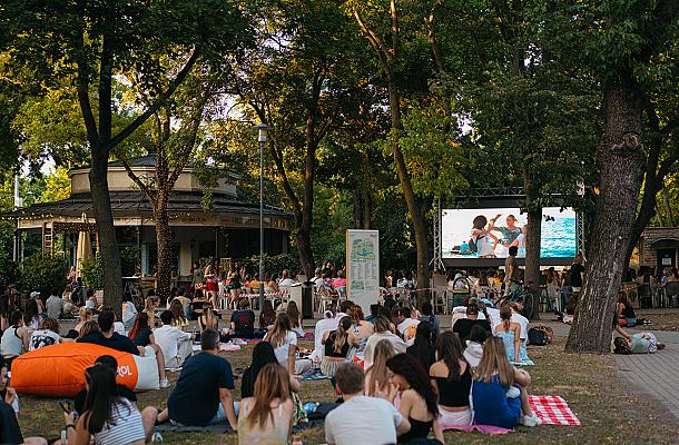 free outdoor cinema screenings in the City Park in Budapest for summer 2026