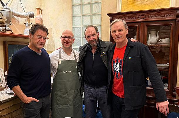 Ralph Fiennes, Viggo Mortensen Robert Lantos