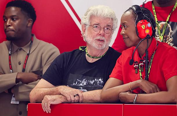 George Lucas and Mellody Louise Hobson
