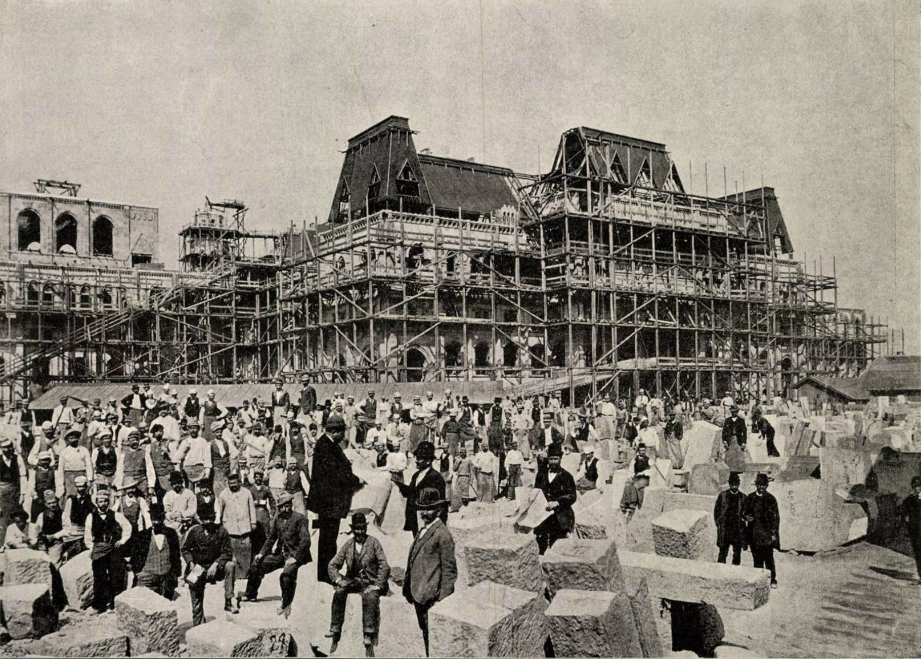 Construction of the Parliament in 1894