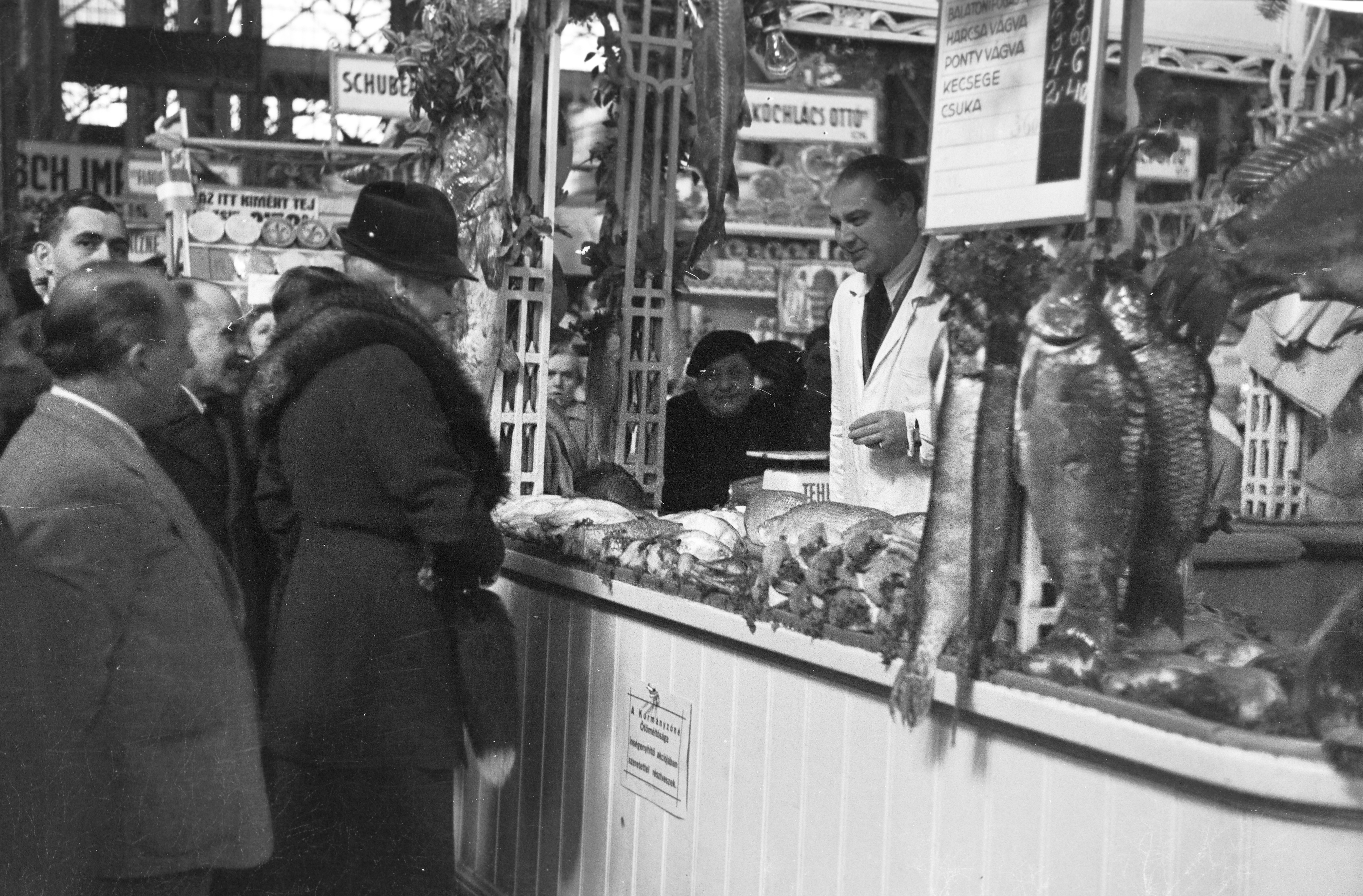 Central Market Hall in 1936 - Fortepan 304971