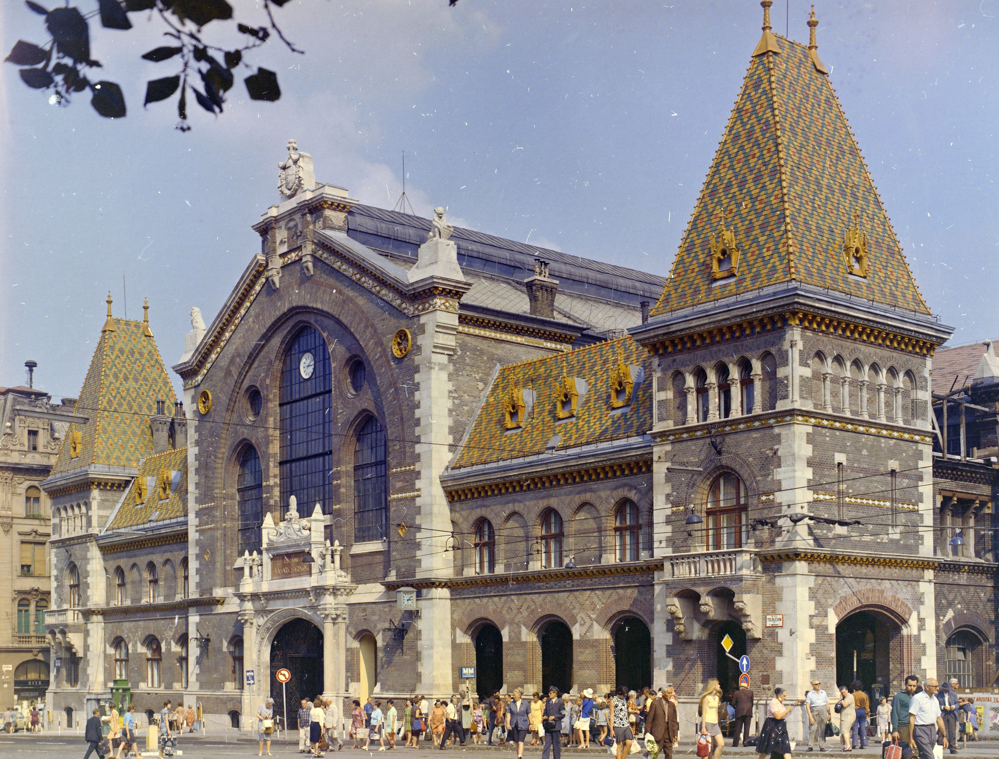 Central Market Hall in 1972 Fortepan 215640