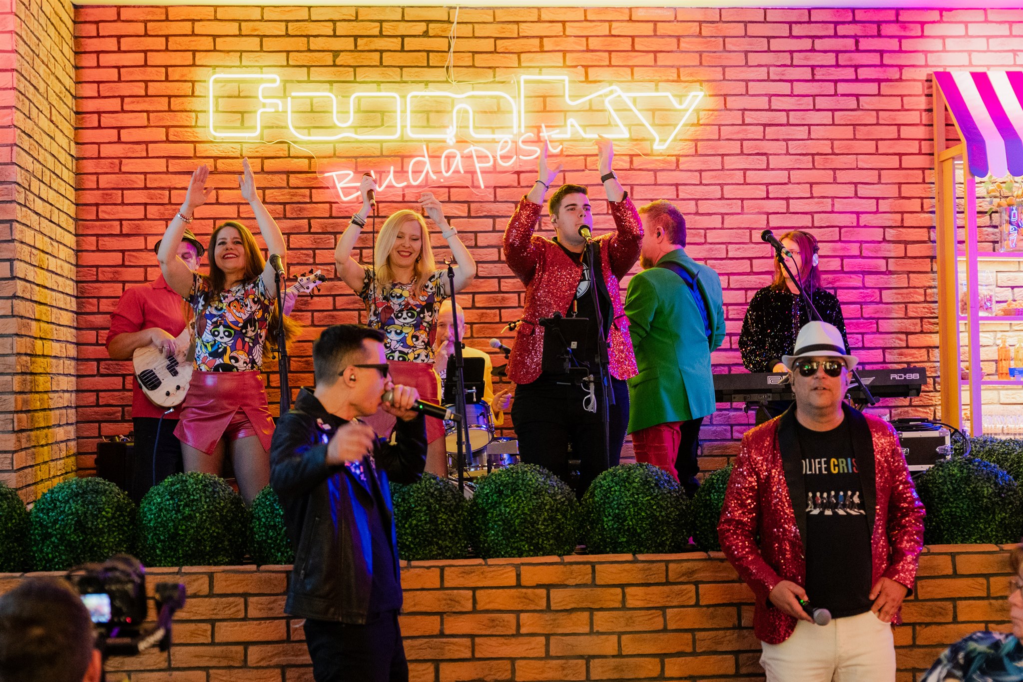 Mamaison Vibe Hotel Downtown in Budapest opening party Midlife Crisis band