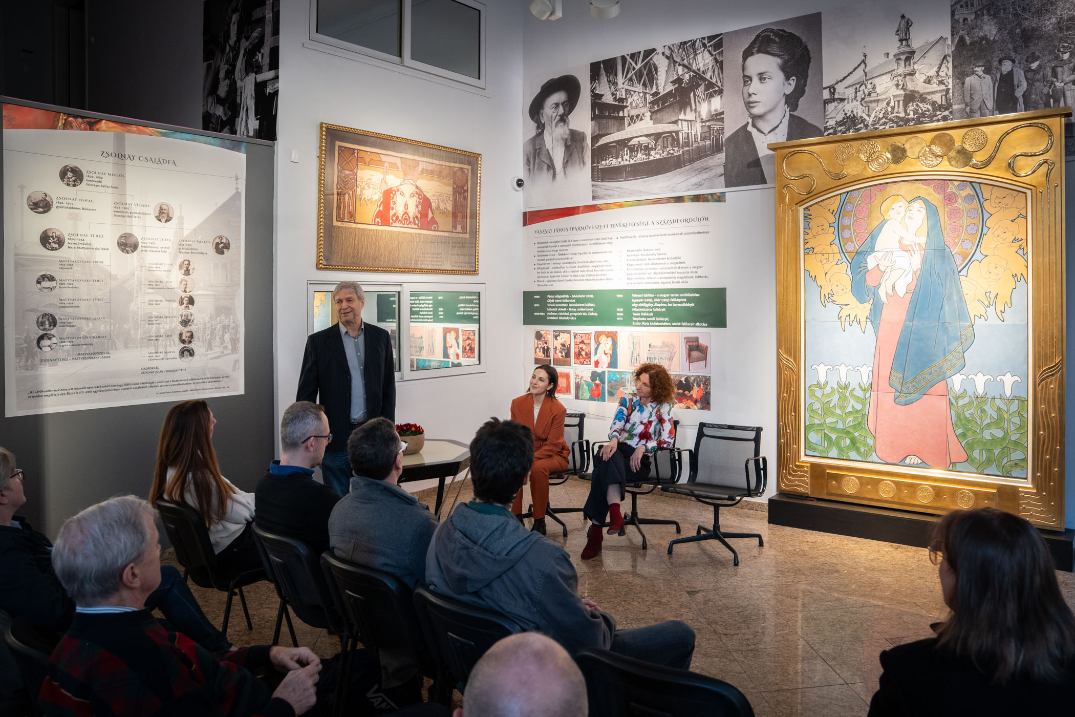 Zsolnay art nouveau artworks free exhibition Budapest 2026
