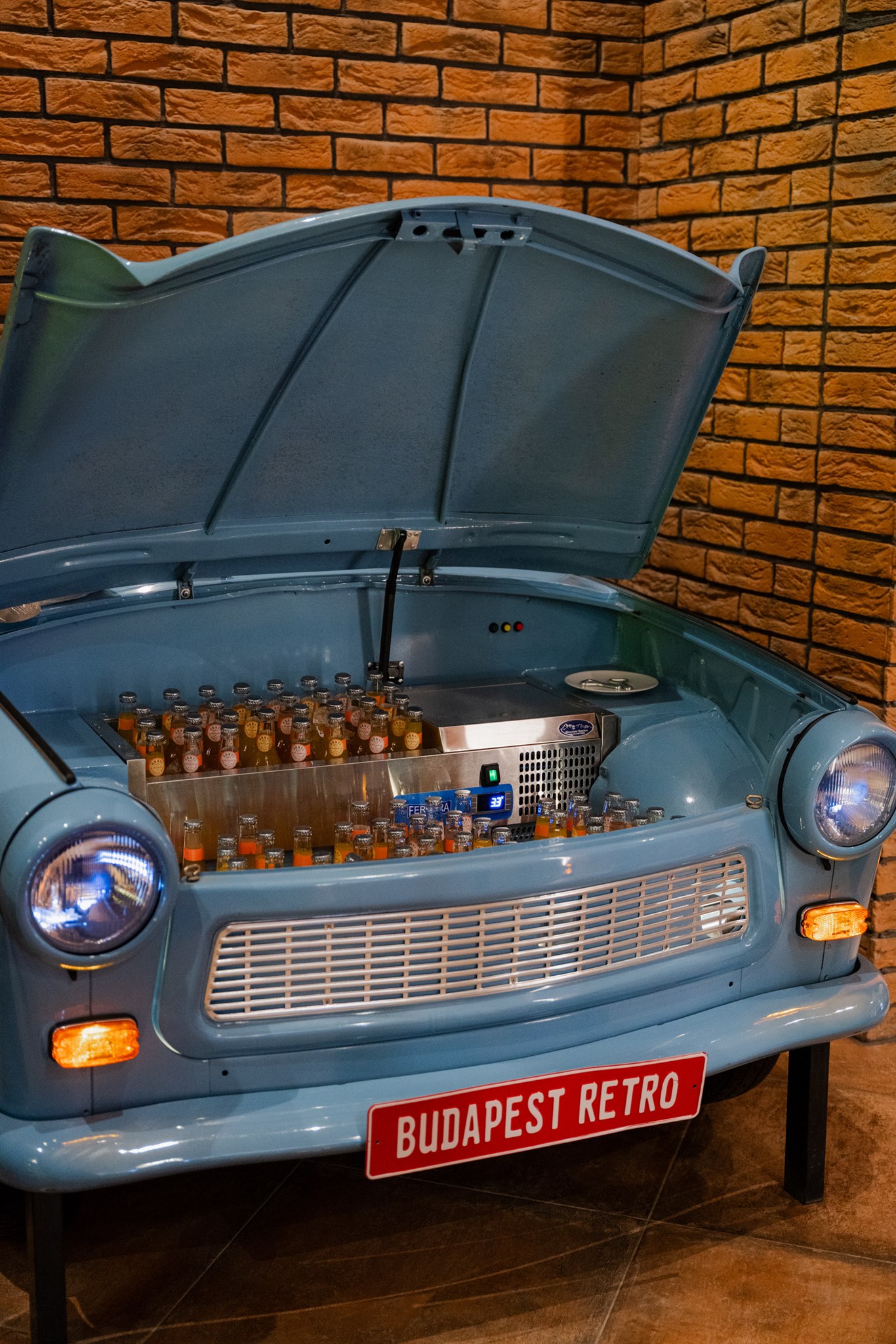 Mamaison Vibe Hotel Downtown in Budapest retro opening party Trabant